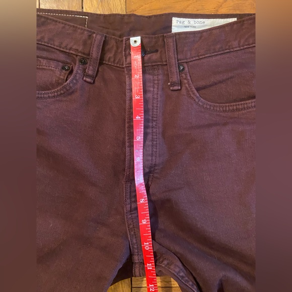 rag & bone Maya High rise Ankle Slim Straight Leg Jeans sz 27 - Picture 8 of 13